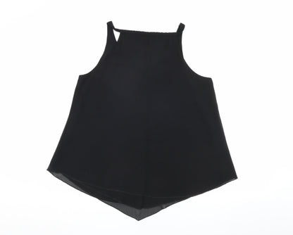 Quiz Women's Black Beaded Tank Top Size 16