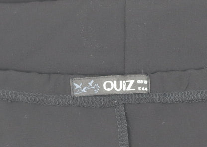 Quiz Women's Black Beaded Tank Top Size 16