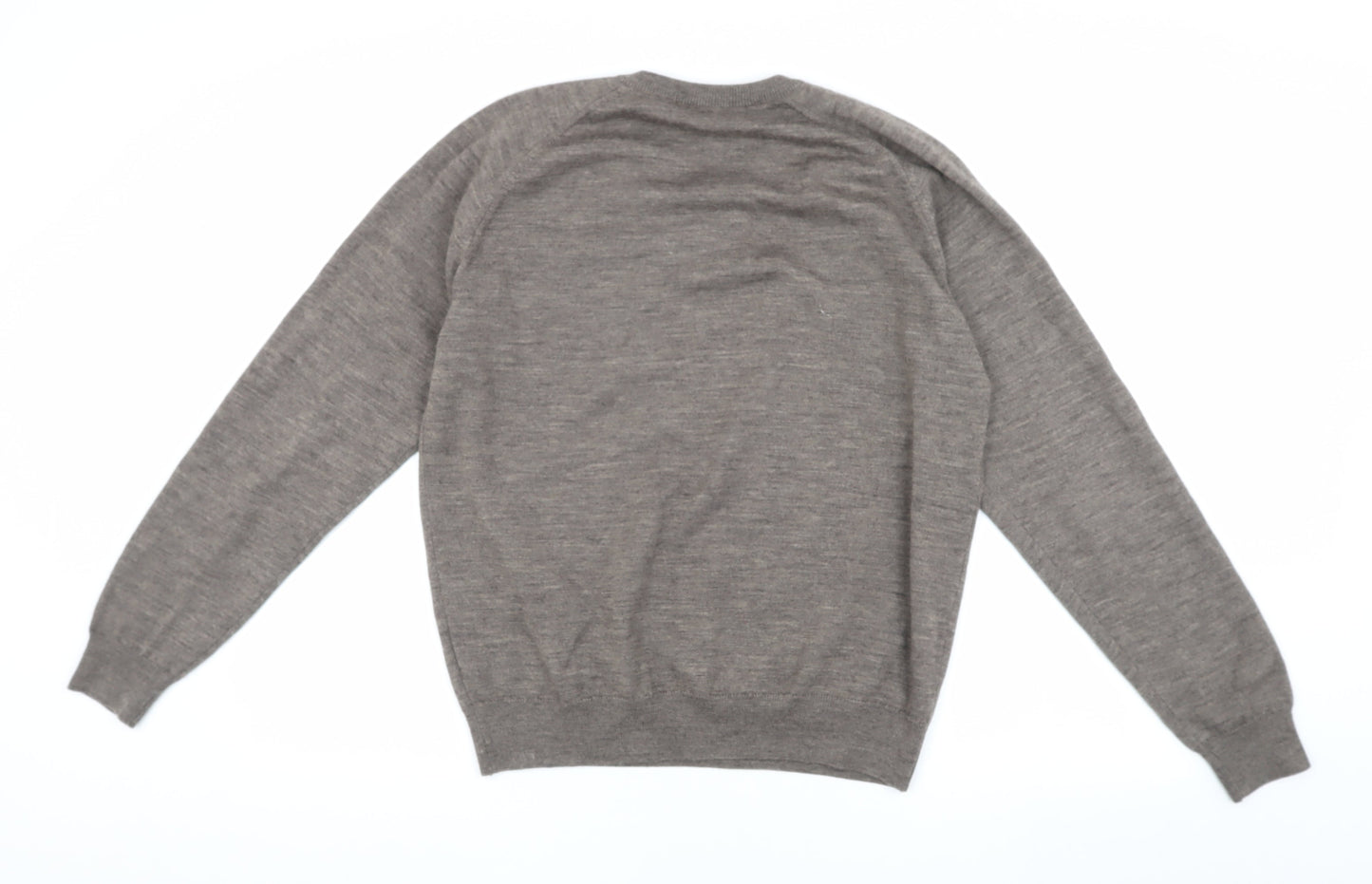 Wolsey Grey Wool V-Neck Pullover Men’s S
