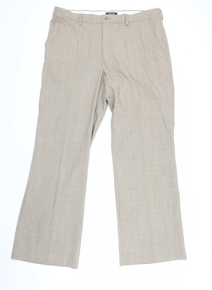 Selected Men's Beige Trousers Size 38