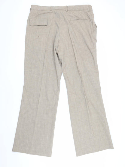 Selected Men's Beige Trousers Size 38