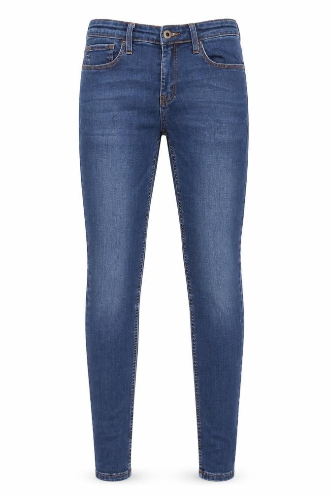 Jack Wills Womens Blue Skinny Jeans, Size 27, Medium Wash