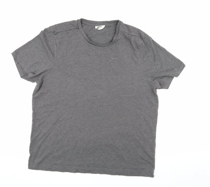 Slazenger Men's Large Grey Crew Neck T-Shirt