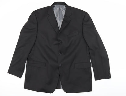 Mens UK Size 46 Taylor & Reece Regular Black Suit Jacket