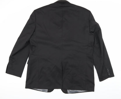 Mens UK Size 46 Taylor & Reece Regular Black Suit Jacket