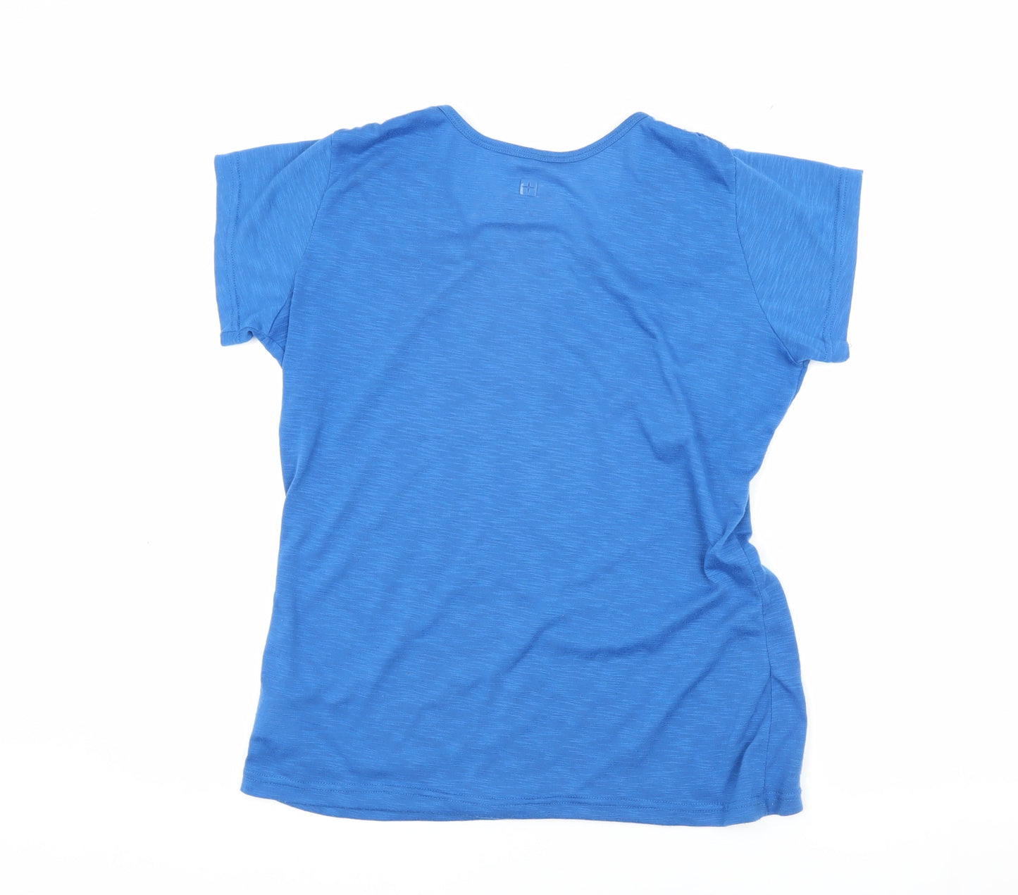 Mountain Warehouse Women's Blue T-Shirt, Size 12, Quick Dry