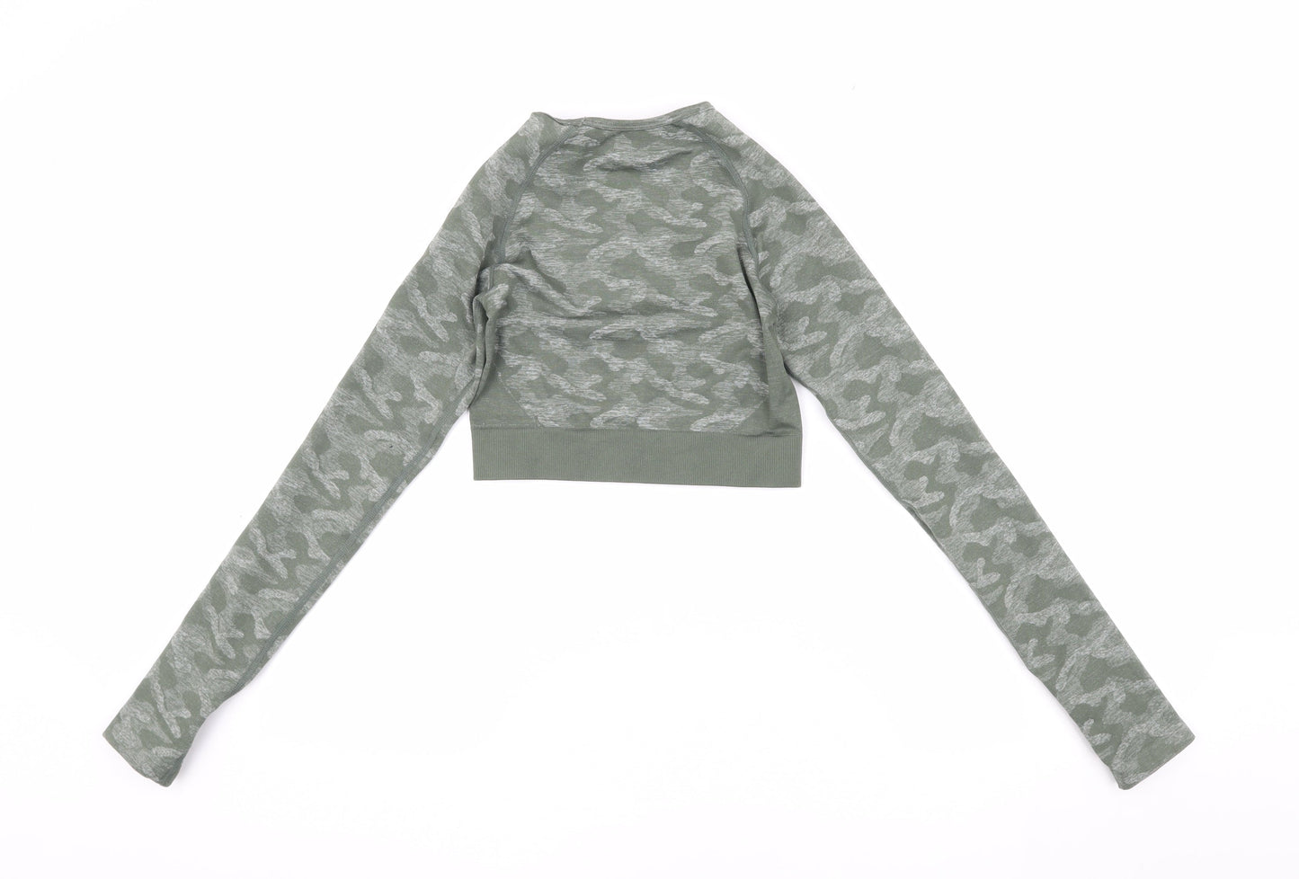 Everlast Women's Green Camouflage Crop Top Size 8