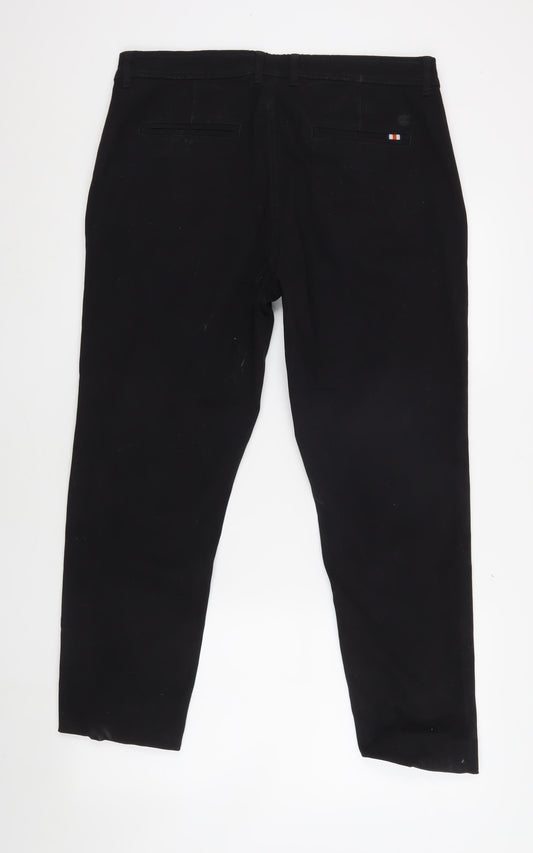 SoulCal & Co Men's Black Regular Fit Trousers - 34