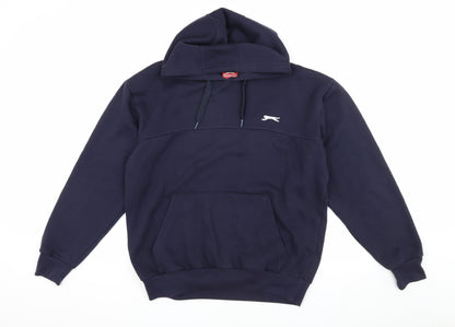 Mens UK Size M Slazenger Blue Pullover Hoodie