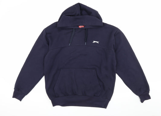 Mens UK Size M Slazenger Blue Pullover Hoodie