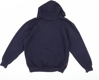 Mens UK Size M Slazenger Blue Pullover Hoodie