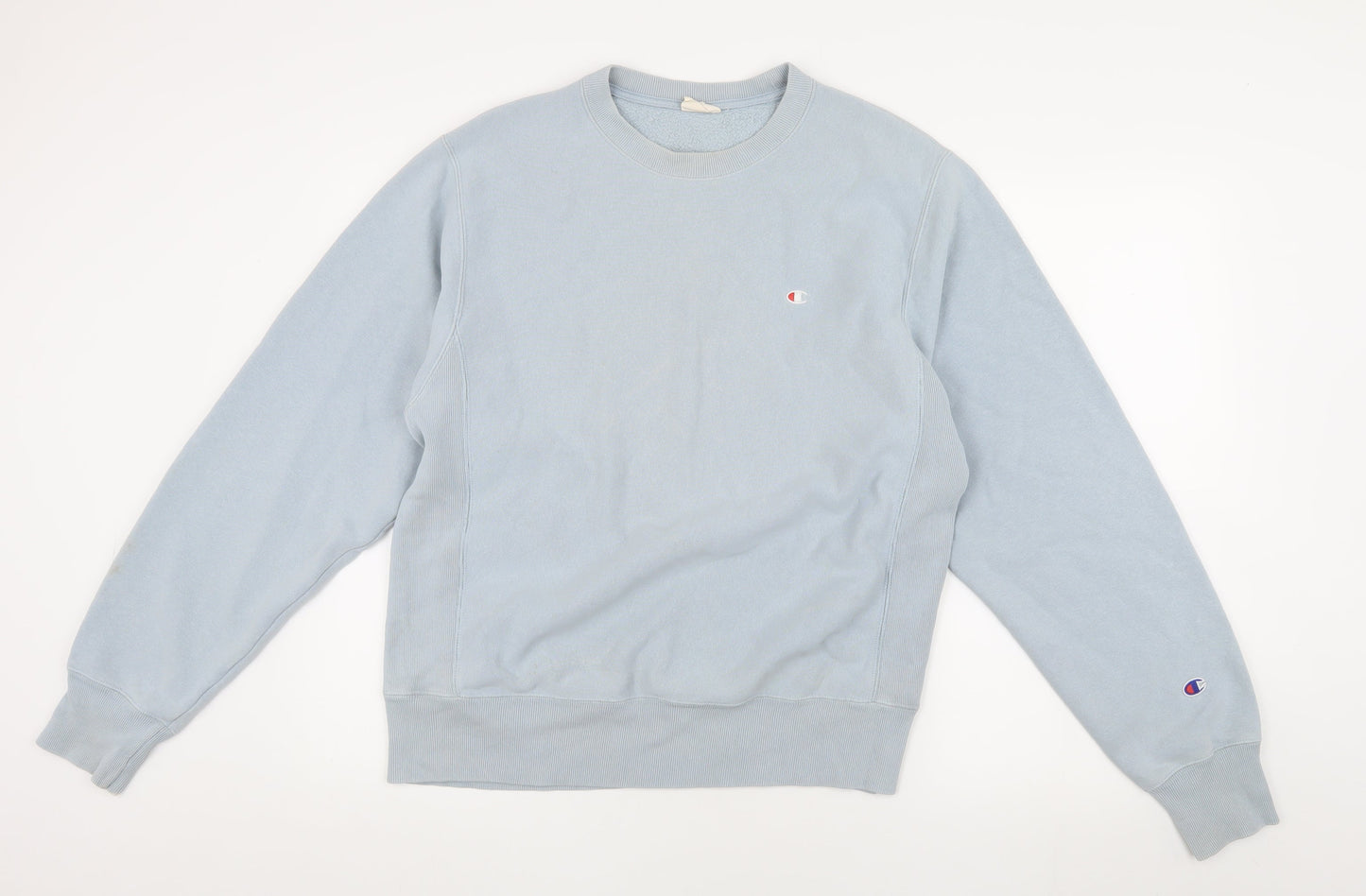 Mens UK Size S Champion Blue Pullover Sweatshirt