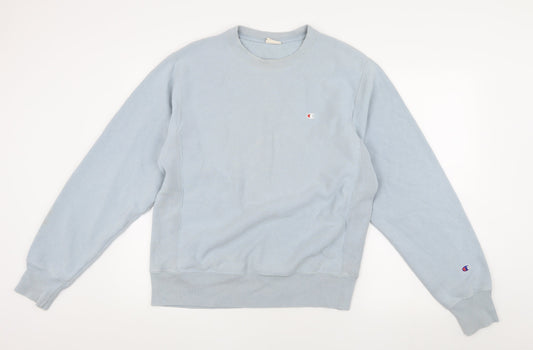 Mens UK Size S Champion Blue Pullover Sweatshirt