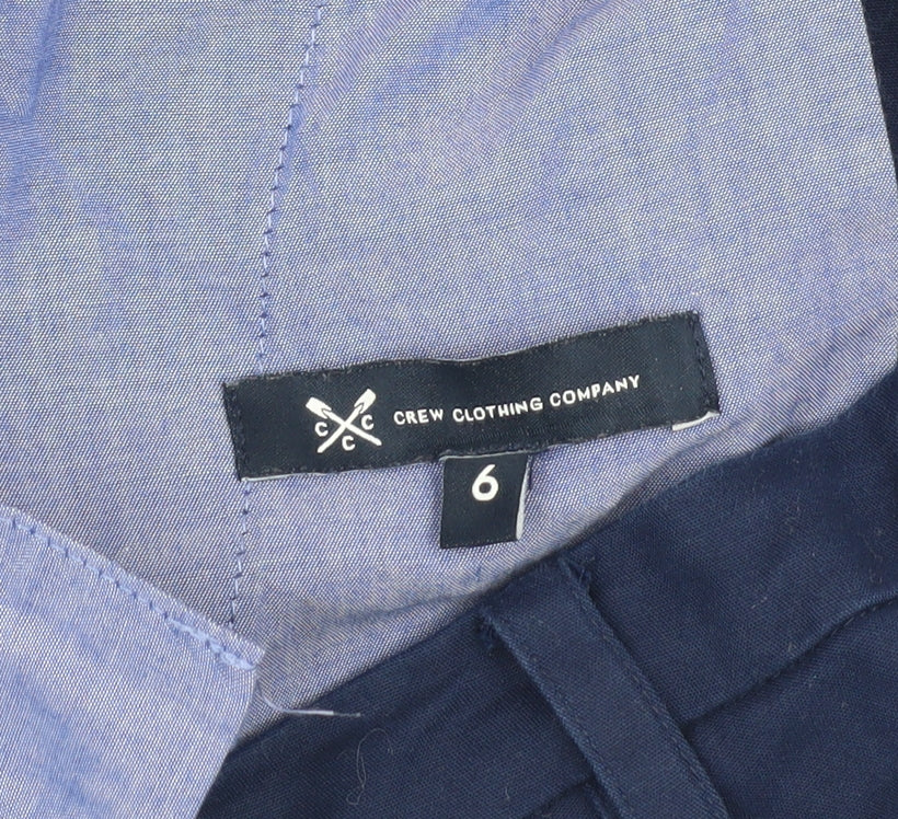 Crew Clothing Boys Blue Regular Trousers 10 Years