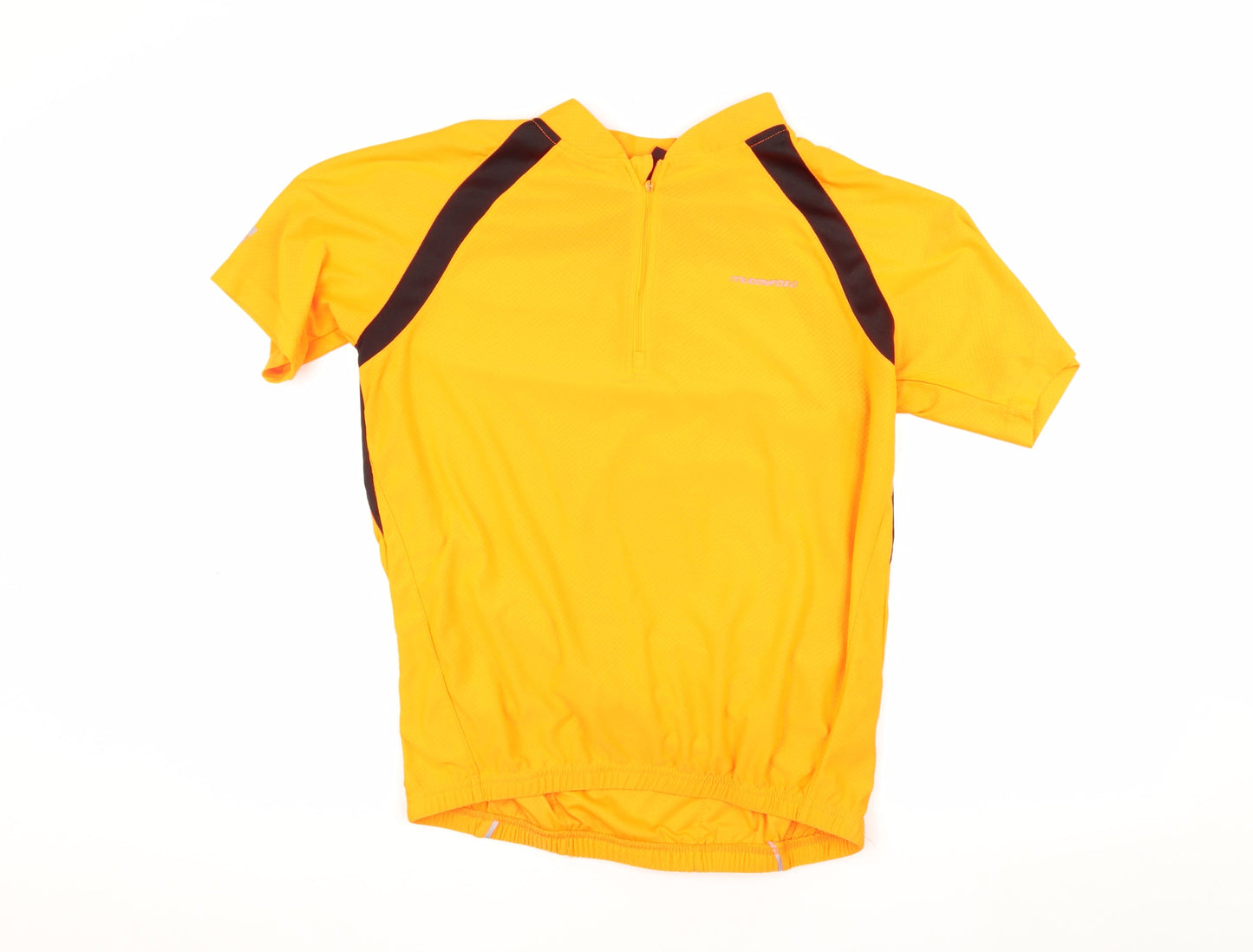 Unisex Yellow Zip Shirt Size L