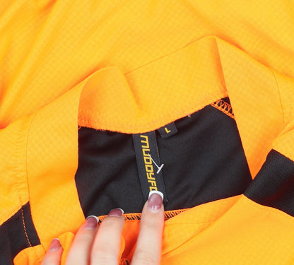 Unisex Yellow Zip Shirt Size L