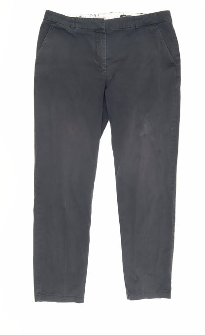Hugo Boss Women's Black Chino Trousers Size 12