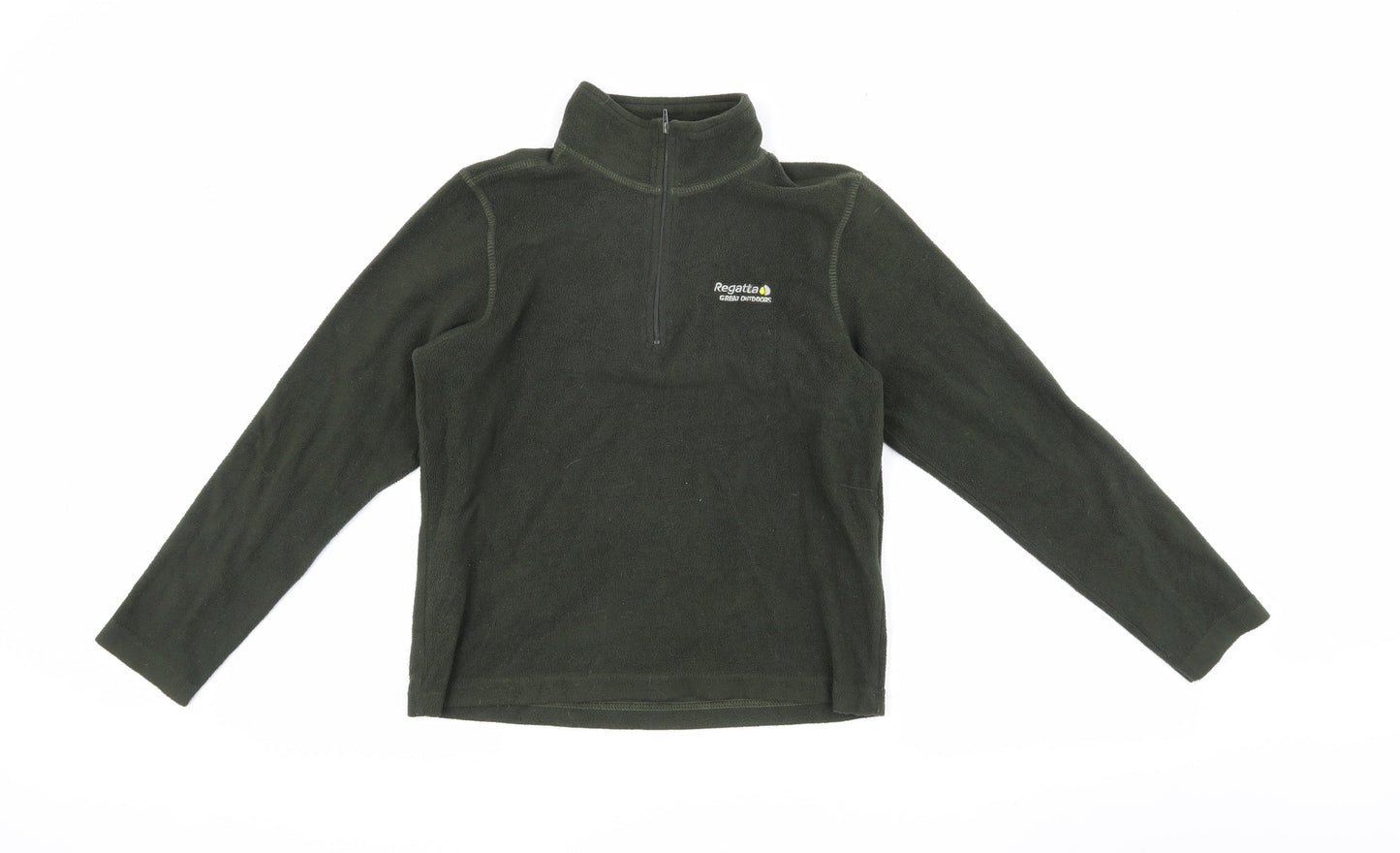 Regatta Boys' Green Fleece 1/4 Zip Sweatshirt 11-12 Years