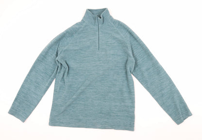Mens UK Size S Mountain Warehouse Blue 1/2 Zip Sweatshirt