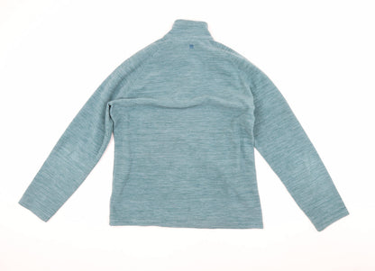 Mens UK Size S Mountain Warehouse Blue 1/2 Zip Sweatshirt