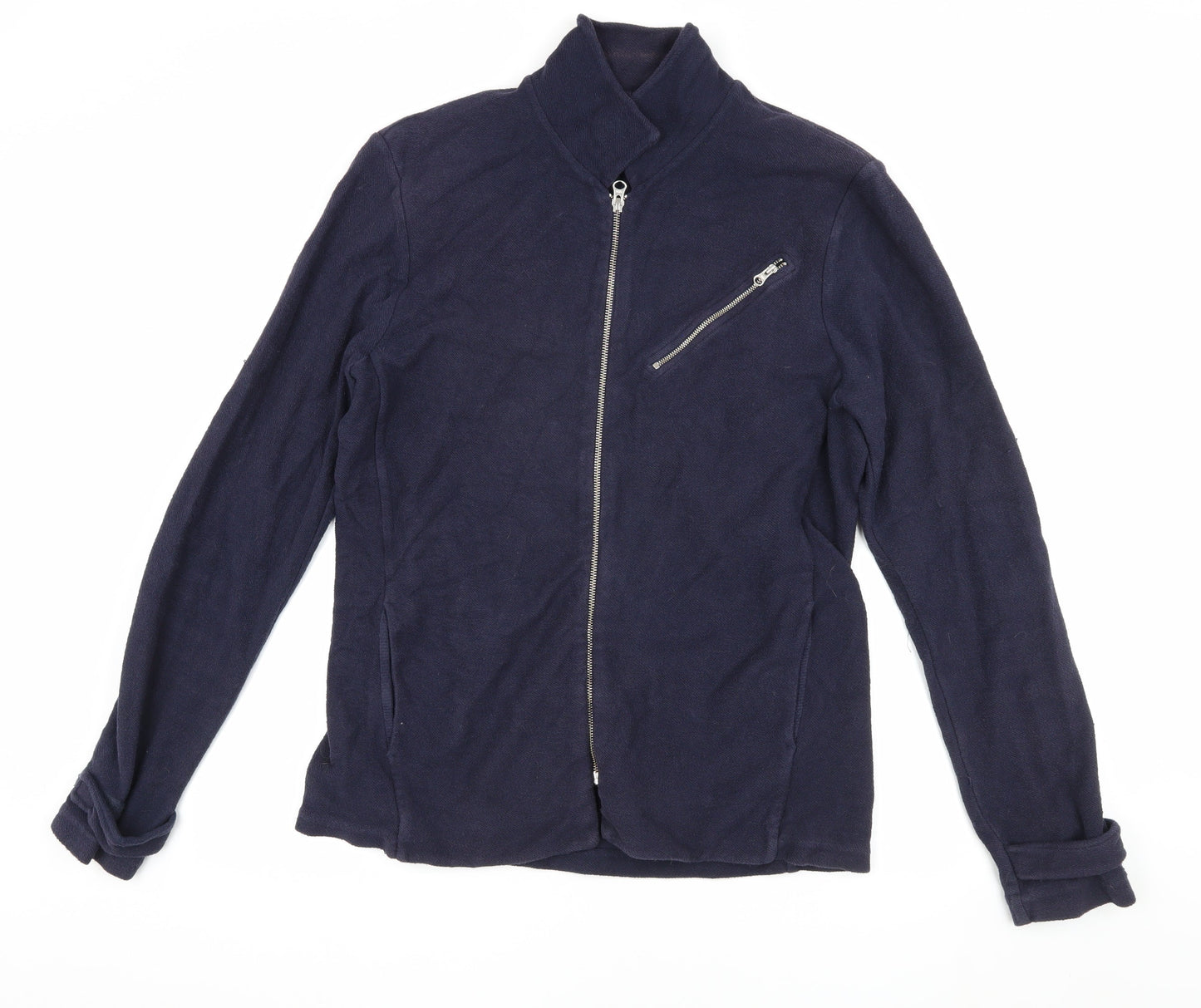 Mens UK Size M Les Basics Blue Basic Jacket