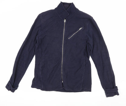 Mens UK Size M Les Basics Blue Basic Jacket