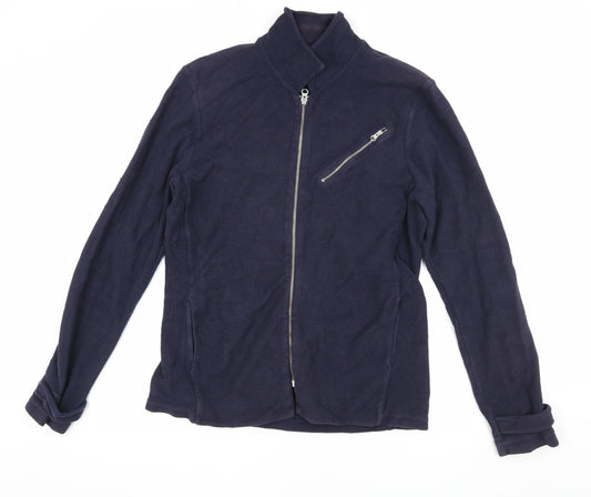 Mens UK Size M Les Basics Blue Basic Jacket