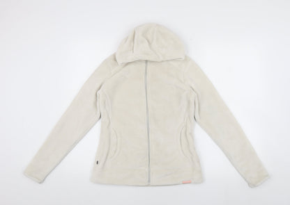 Decathlon Girls Ivory Fleece Hooded Jacket 12-13 Years