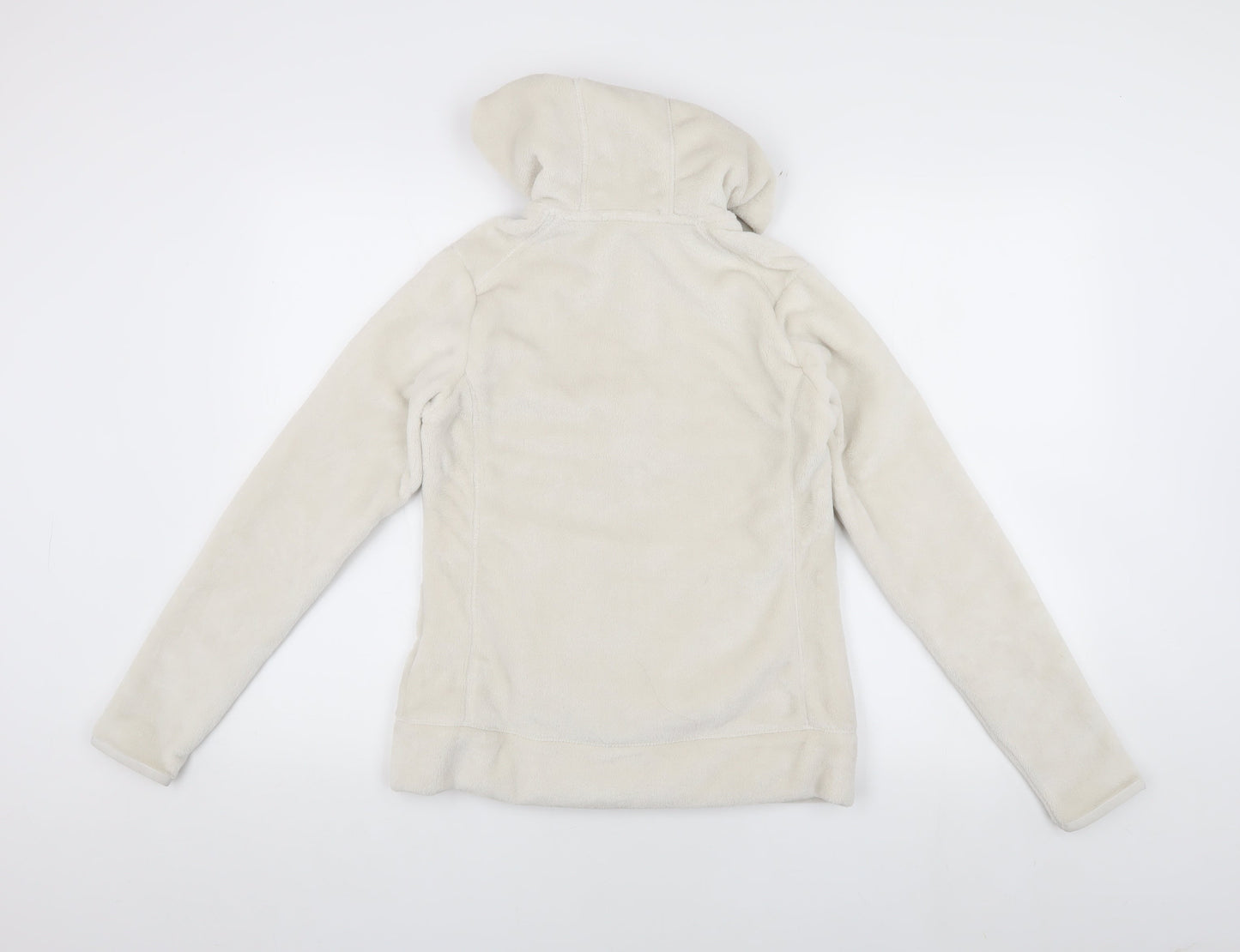 Decathlon Girls Ivory Fleece Hooded Jacket 12-13 Years