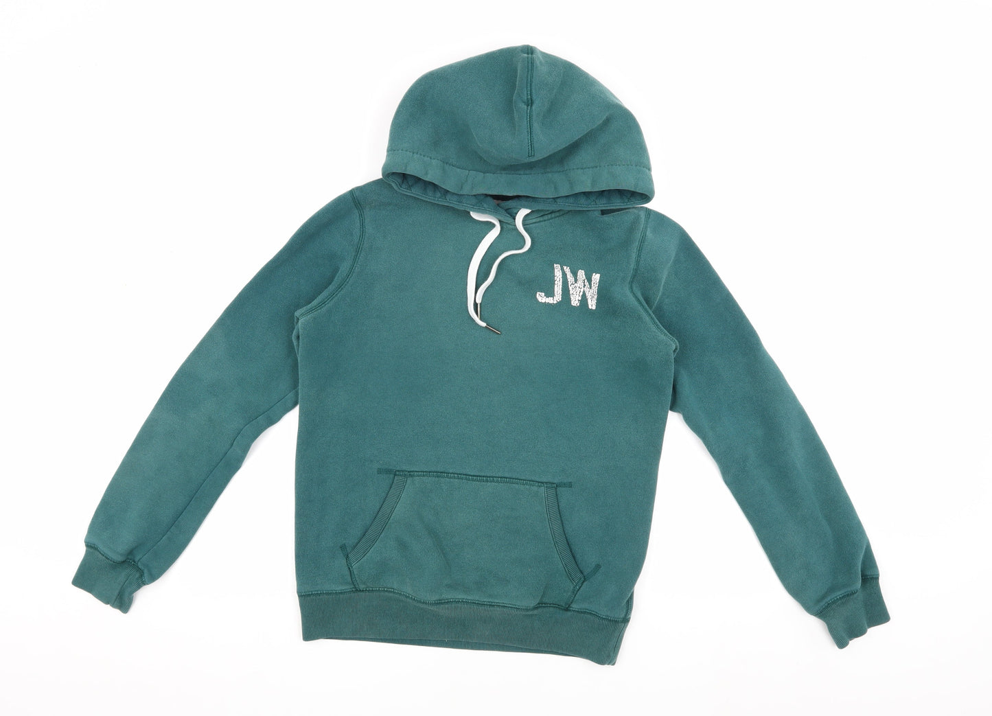 Womens UK Size 10 Jack Wills Green Pullover Hoodie
