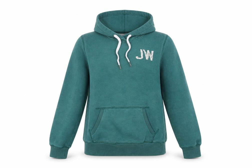 Womens UK Size 10 Jack Wills Green Pullover Hoodie