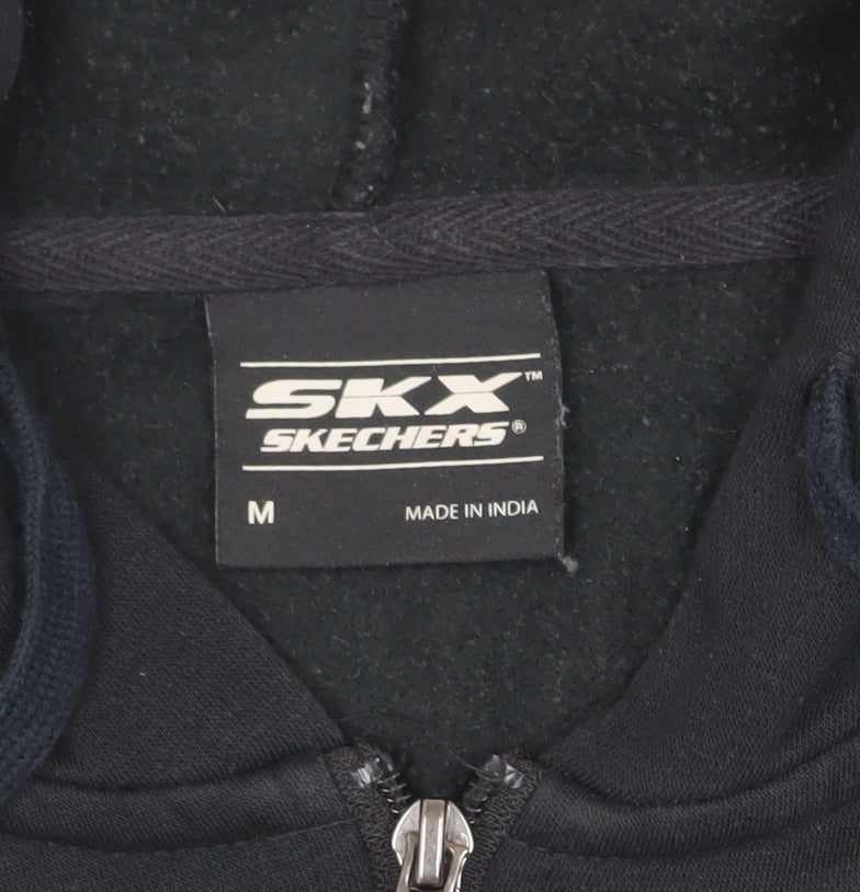 Mens UK Size M Skechers Black Basic Jacket