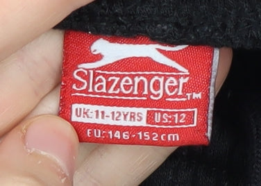 Slazenger Boys' Black Jogger Trousers 11-12 Years
