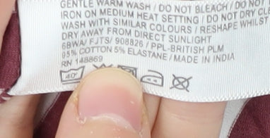 FatFace Women's Multicoloured Striped T-Shirt Size 8