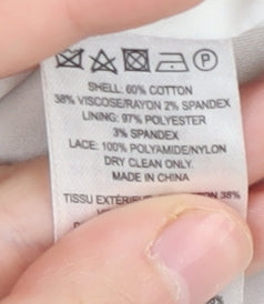 French Connection Women’s Black Animal Print Dress Size 8