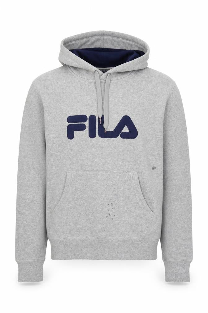 Mens UK Size S FILA Grey Pullover Hoodie
