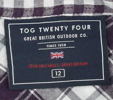 Womens UK Size 12 Tog Twenty Four Multicoloured Basic Button-Up