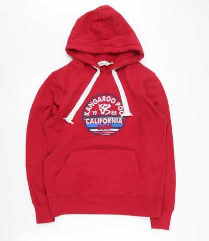 Kangaroo Poo Men's Red Small Pullover Hoodie