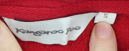 Kangaroo Poo Men's Red Small Pullover Hoodie
