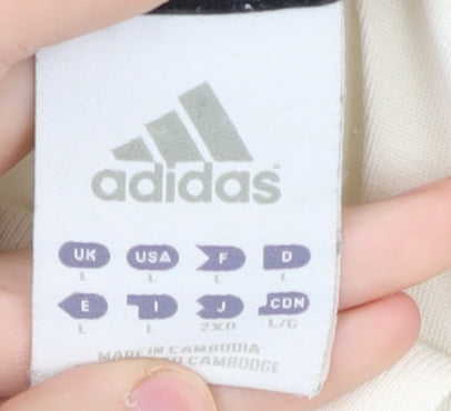 Adidas Men's Colourblock Polo Shirt L