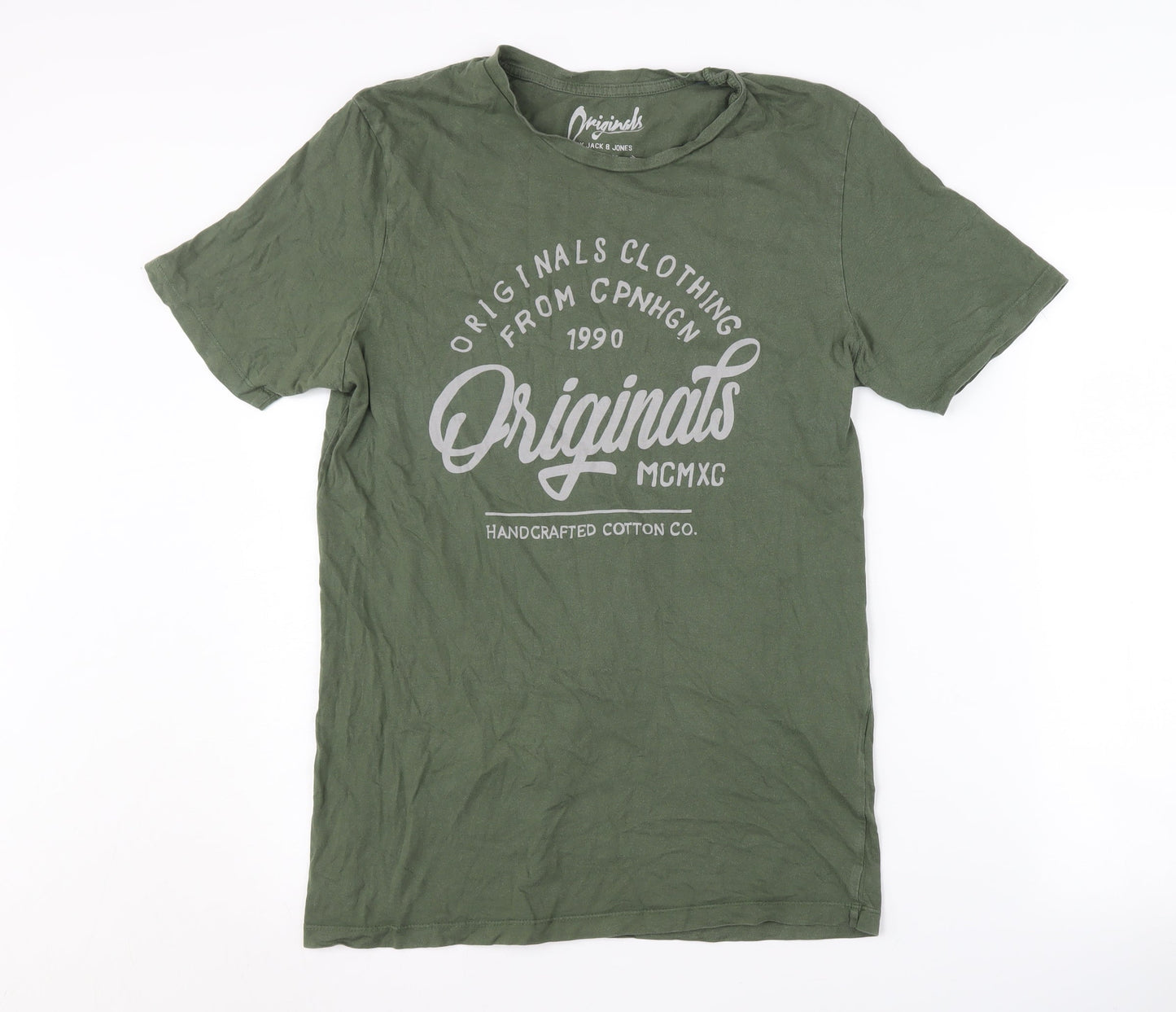 Mens UK Size L JACK & JONES Green  T-Shirt