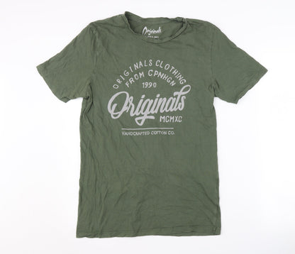Mens UK Size L JACK & JONES Green  T-Shirt