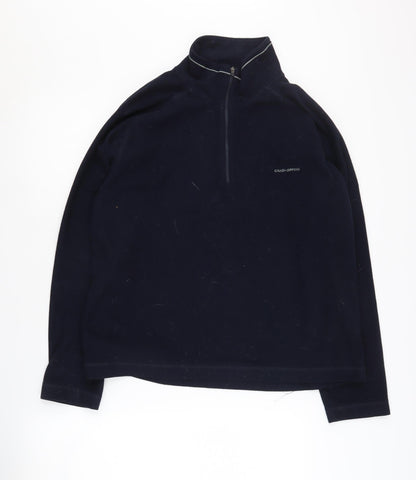 Mens UK Size M Craghoppers Blue 1/4 Zip Sweatshirt