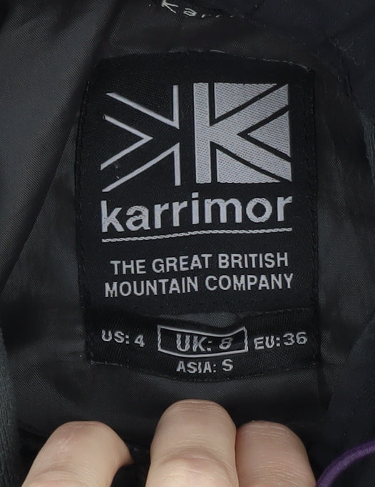Karrimor Women's Black Waterproof Hooded Jacket Size 8