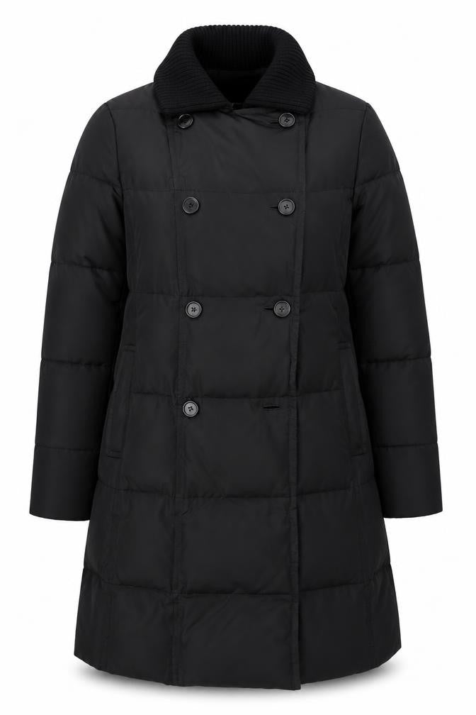Womens UK Size M DKNY Black Puffer Jacket