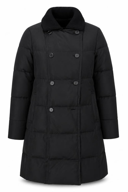 Womens UK Size M DKNY Black Puffer Jacket