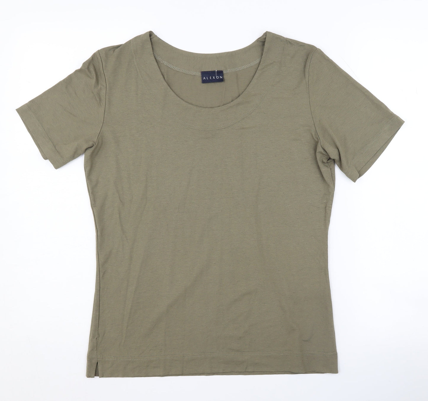 Alexon Women's Green Round Neck T-Shirt
