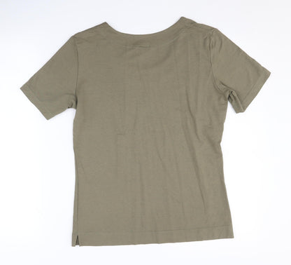 Alexon Women's Green Round Neck T-Shirt