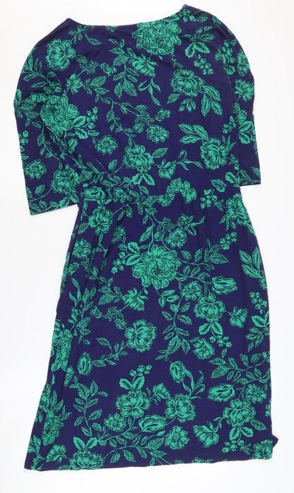 Woolovers Women's Multicoloured Floral Dress S