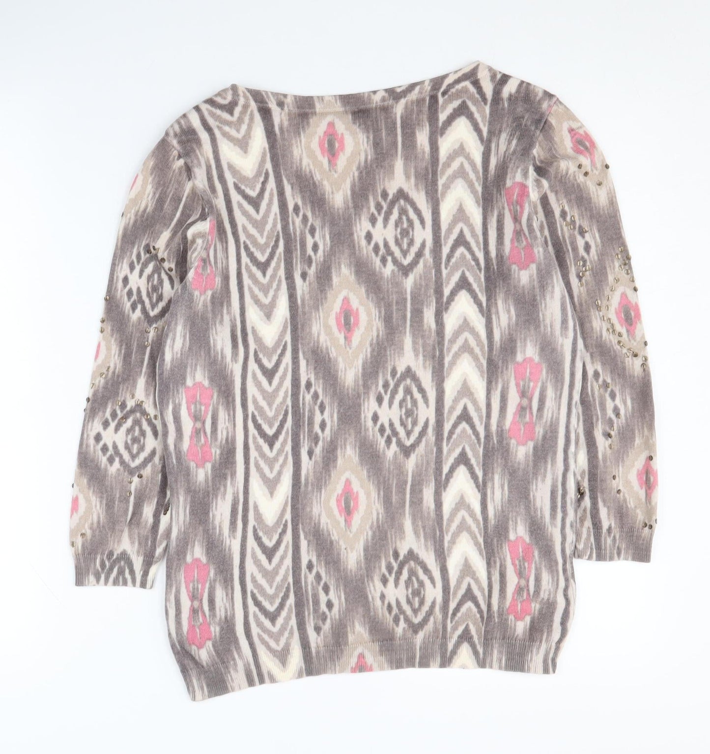 Womens UK Size 12 Laura Ashley Multicoloured Pullover Jumper